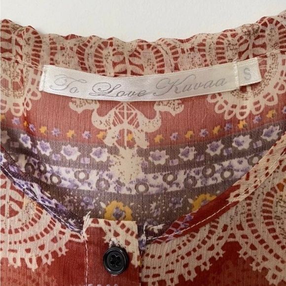 LF Boho flowy tank top NWOT - Picture 2 of 2